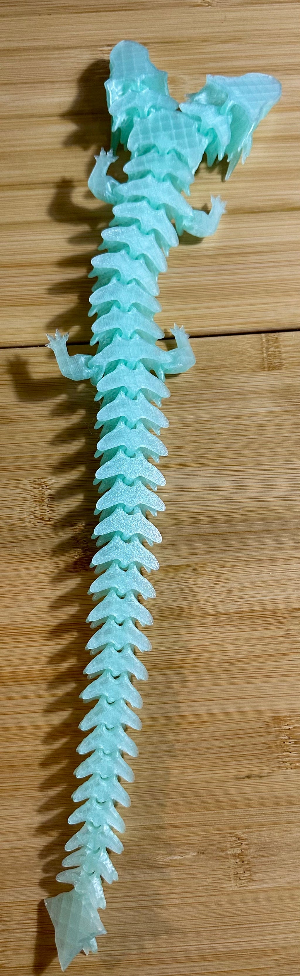 Two Headed Articulated Dragon 3d printed